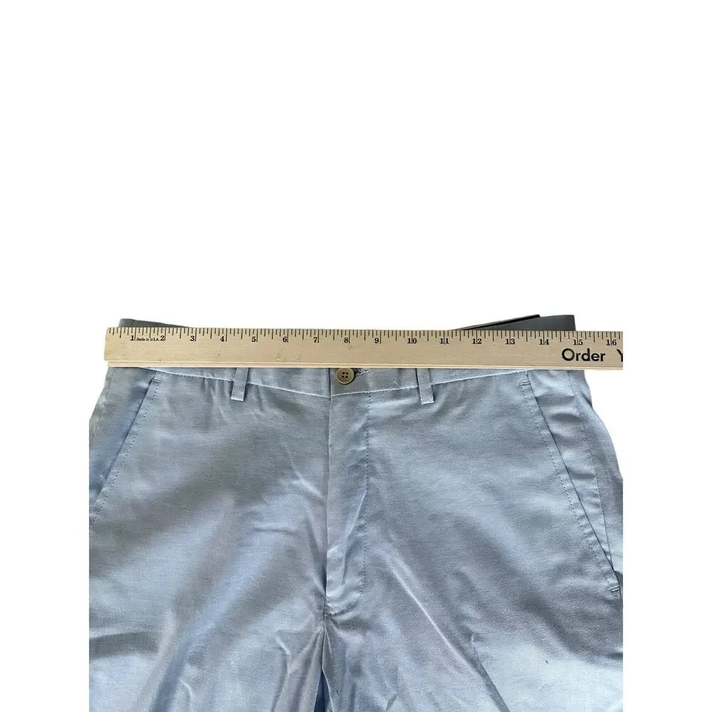 Britches By Samtex Slim Fit Pants Mens 32x30 Blue Cotton Lightweight Work NEW